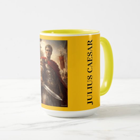 Julius Caesar keizerlijke geschiedenis Mok (Voorkant rechts)