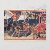 Julius Caesar landing in Engeland Briefkaart (Voorkant)