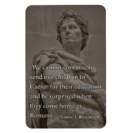 Julius Caesar Motivatie Homeschool Quote Magneet