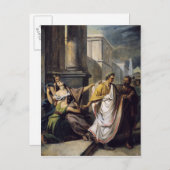 Julius Caesar op weg naar de Senaat Briefkaart (Voorkant / Achterkant)