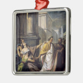 Julius Caesar op weg naar de Senaat Metalen Ornament (Links)