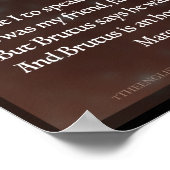 Julius Caesar Persuasion in Politiek Poster (Hoek)