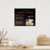 Julius Caesar Persuasion in Politiek Poster (Keuken)