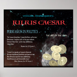Julius Caesar Persuasion in Politiek Poster