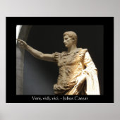 Julius Caesar quote POSTER (Voorkant)