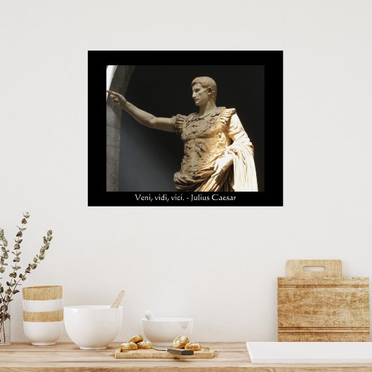 Julius Caesar quote POSTER (Keuken)