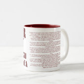 Julius Caesar's 12de Roman Legion Coffee Mok (Voorkant rechts)