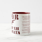 Julius Caesar's 12de Roman Legion Coffee Mok (Center)