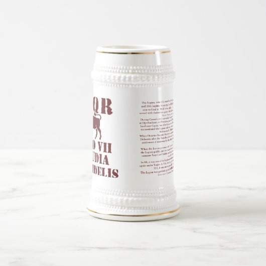 Julius Caesar's 7de Romeinse Decoratieve Stein van Bierpul (Center)