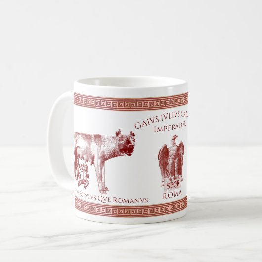 Julius Caesar's imperial Koffiemok (Voorkant links)