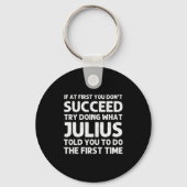 Julius Gift Name D Birthday Funny Chris  Sleutelhanger (Voorkant)