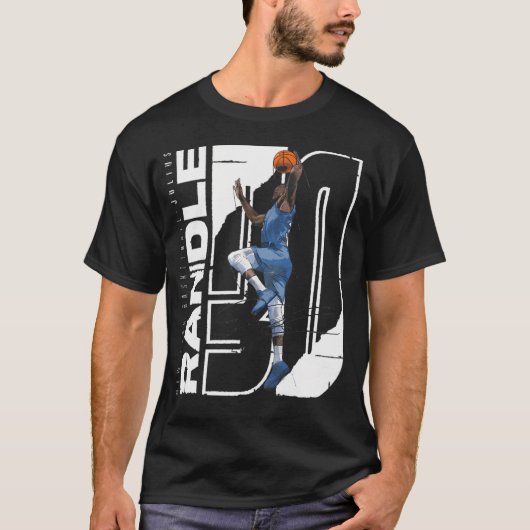 Julius Randle New York Stretch T-shirt (Voorkant)