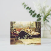 Julius Stewart-Sarah Bernhardt & Christine Nilsson Briefkaart (Staand voorkant)