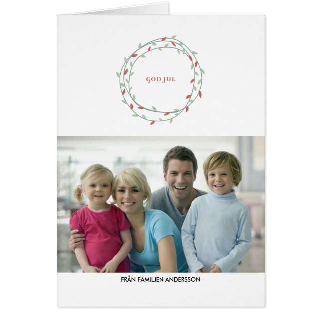 Julkran feriehälsning (Voorkant)