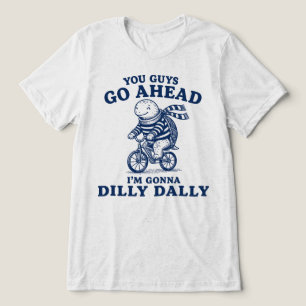 Jullie Gaan Maar Vooruit Ik Ga Even Treuzelen Schi Tri-Blend Shirt