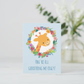 Jullie geven me allemaal gekke grappige grappige g briefkaart (Staand voorkant)