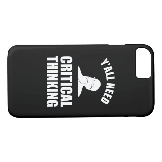 Jullie hebben allemaal behoefte aan kritisch denke Case-Mate iPhone case (Achterkant (Horizontaal))