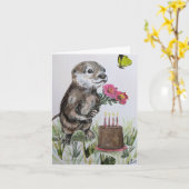 Jullie hebben een gelukkige verjaardag kaart (Gele Bloem)