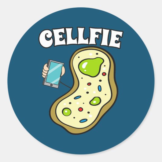 Jullie hebben natuurkunde chemie nodig ronde sticker (Voorkant)