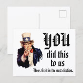 JULLIE Hebben Ons Dit Aangedaan Briefkaart (Voorkant / Achterkant)