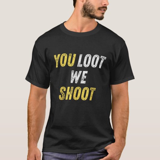 Jullie hebben ons neergeschoten t-shirt (Voorkant)
