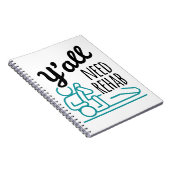 Jullie hebben Rehab Funny Physical Therapist nodig Notitieboek (Rechterzijde)