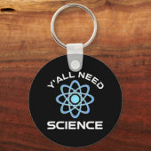 Jullie hebben wetenschap nodig sleutelhanger (Achterkant)