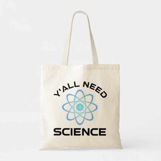 Jullie hebben wetenschap nodig tote bag (Achterkant)