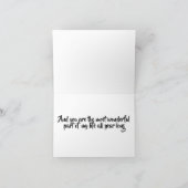 *JULLIE* IS HET GROOTSTE DEEL VAN MIJN JAAR FEESTDAGEN KAART (Binnen)