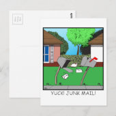 JULLIE! JUNK VOEDSEL! BRIEFKAART (Voorkant / Achterkant)