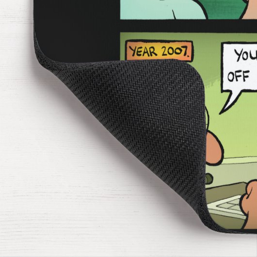 Jullie Kinderen gaan van mijn tuin af! Muismat (Hoek)