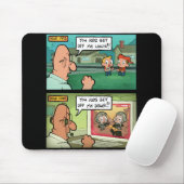 Jullie Kinderen gaan van mijn tuin af! Muismat (Met muis)