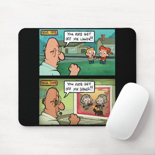 Jullie Kinderen gaan van mijn tuin af! Muismat (Met muis)