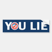 JULLIE LIE Anti-Obama Bumpersticker (Voorkant)