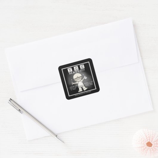 JULLIE MAKEN VIERKANTE STICKER (Envelop)