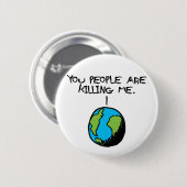 JULLIE MENSEN DODEN ME RONDE BUTTON 5,7 CM (Voorkant /achterkant)