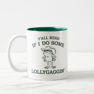 Jullie Minds Als Ik Wat Klooien Doe Grappige Kikke Tweekleurige Koffiemok
