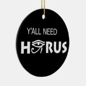 Jullie Nood Horus Keramisch Ornament (Rechts)