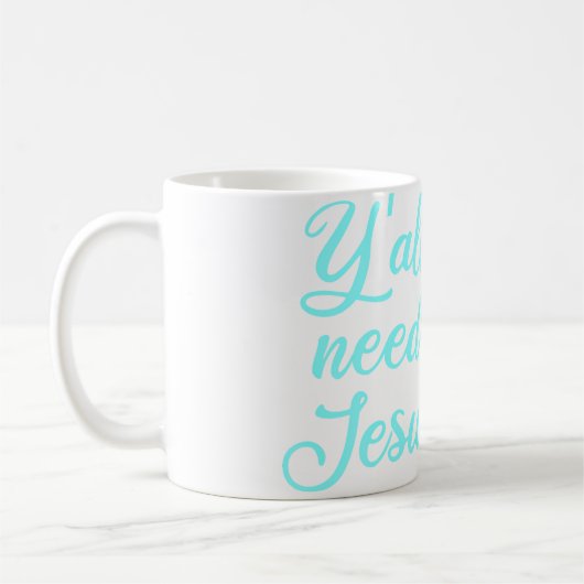 Jullie Noodzakelijk Jezus Koffiemok (Links)