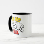 Jullie Noodzakelijk Jezus Mok (Voorkant links)