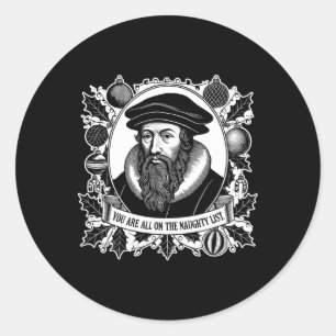 Jullie staan allemaal op de stoute lijst - John Ca Ronde Sticker