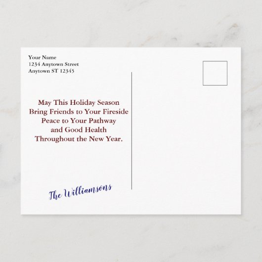 Jullie twee als Cute Snowmen, grappige Gekke kerst Briefkaart (Achterkant)