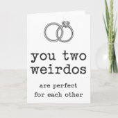 Jullie twee gekken zijn perfect voor elkaar op de  kaart (Voorkant)