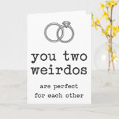 Jullie twee gekken zijn perfect voor elkaar op de  kaart (Gele Bloem)