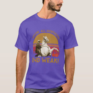 Jullie zijn allemaal waardeloos en zwak Animal Hou T-shirt