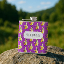 Jullie zijn Bananen! gepeld geel bananenpatroon