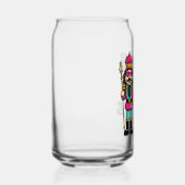 Jullie zijn gek Funny Nutcracker Kerstmis Blikvorm Glas (Rechts)