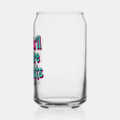 Jullie zijn gek Funny Nutcracker Kerstmis Blikvorm Glas (Links)