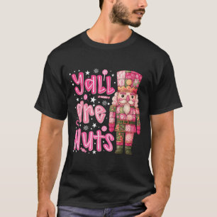 Jullie zijn gek Notenkraker Vrolijk Kerstmis Grapp T-shirt