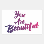 Jullie zijn mooie Stickers (Voorkant)
